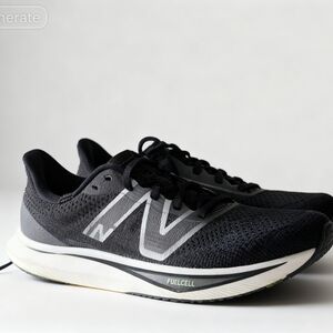 New Balance Men's Black and Gray Athletic Shoes